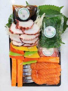 set sashimi 4 - 6 người ăn