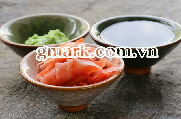 Nguyên liệu ăn kèm trong Sashimi